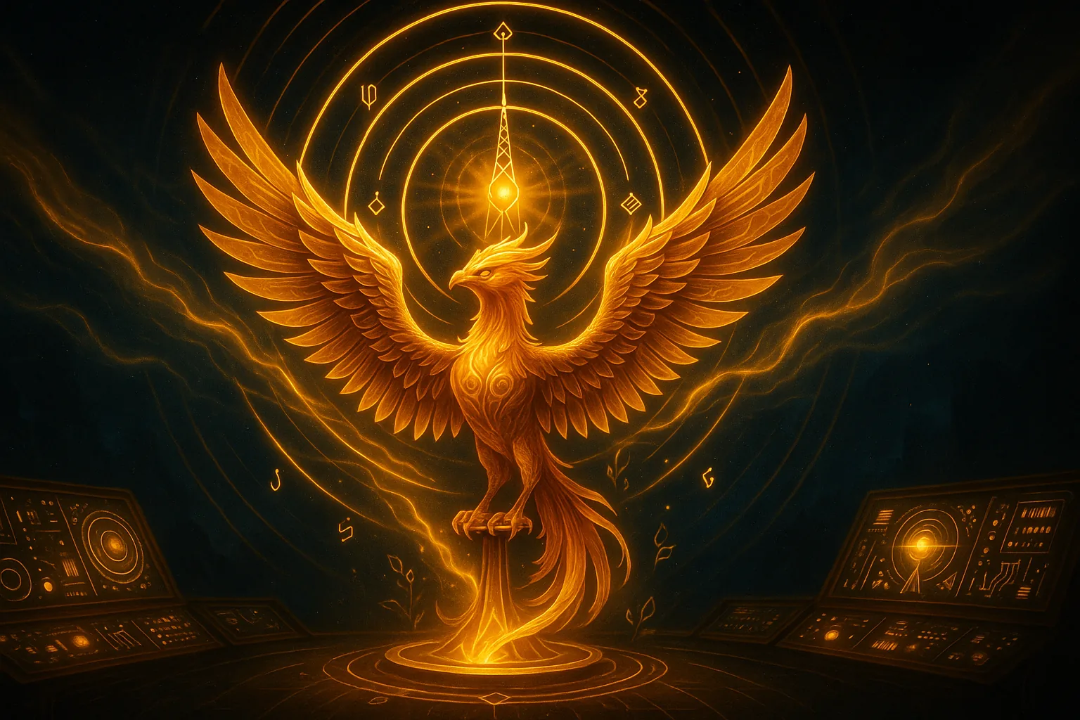 Global signal background art