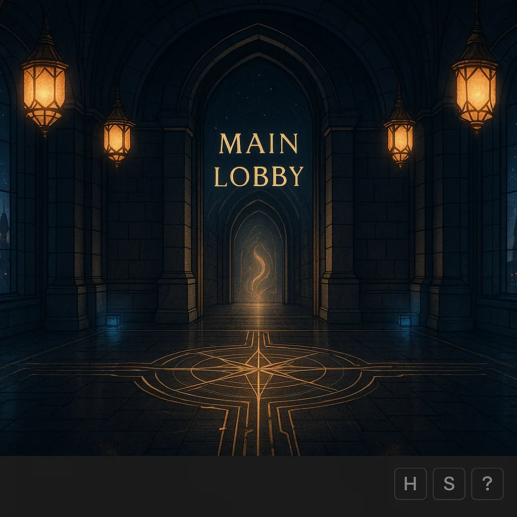 AUPheniX Castle Grand Main Lobby concept artwork