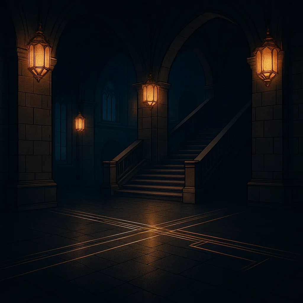 AUPheniX Castle second floor lobby artwork