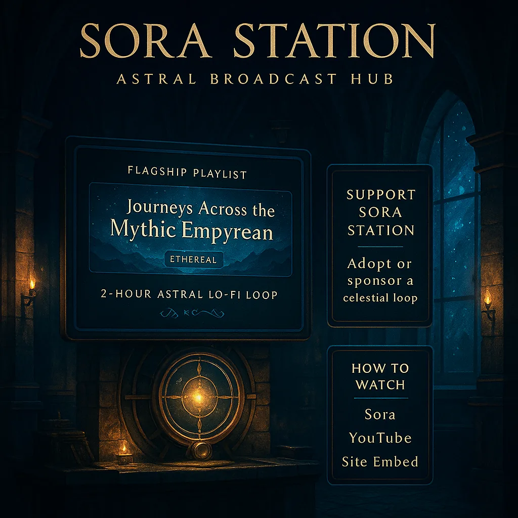 Sora Station Support & Schedule artwork